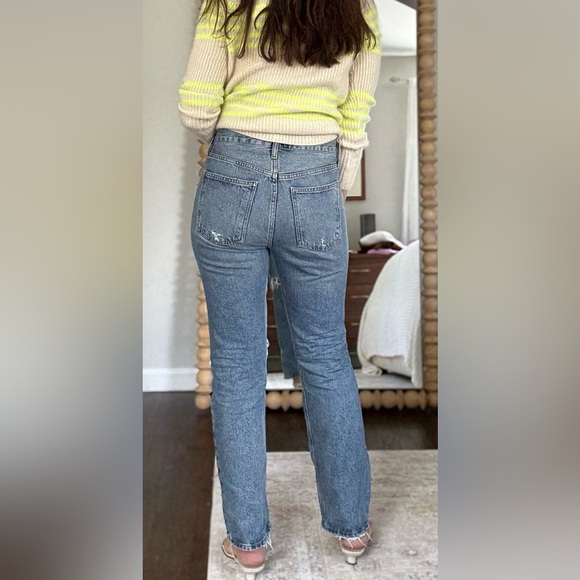 Agolde Mia Distressed Jeans size 26 - Picture 3 of 12